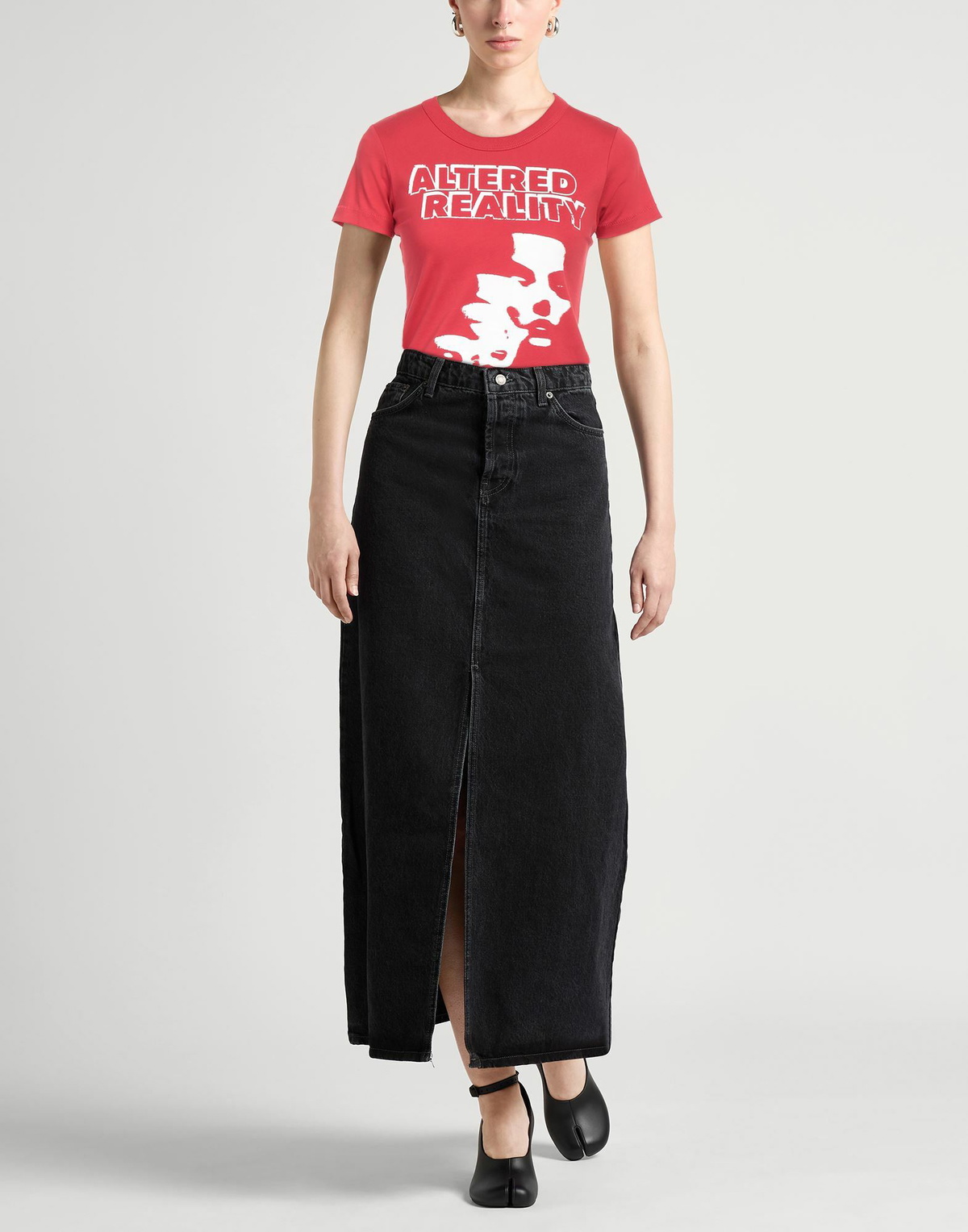 Raf Simons Womens T-shirt in Red