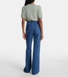 Loro Piana Merak high-rise flared jeans