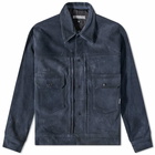 Neighborhood Men's Suede Type-2 Jacket in Navy