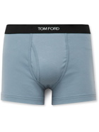 TOM FORD - Stretch-Cotton Boxer Briefs - Blue