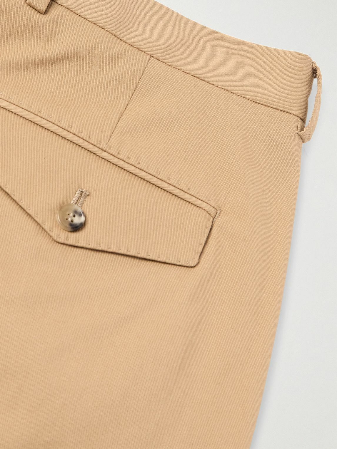 Paul Smith - Straight-Leg Cotton-Blend Twill Trousers - Brown