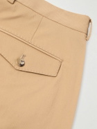 Paul Smith - Straight-Leg Cotton-Blend Twill Trousers - Brown