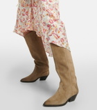 Isabel Marant - Lomero suede knee-high boots