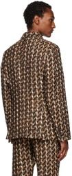 Erdem Brown Richard Blazer