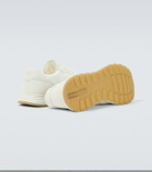 Prada Prax Re-Nylon suede-trimmed sneakers
