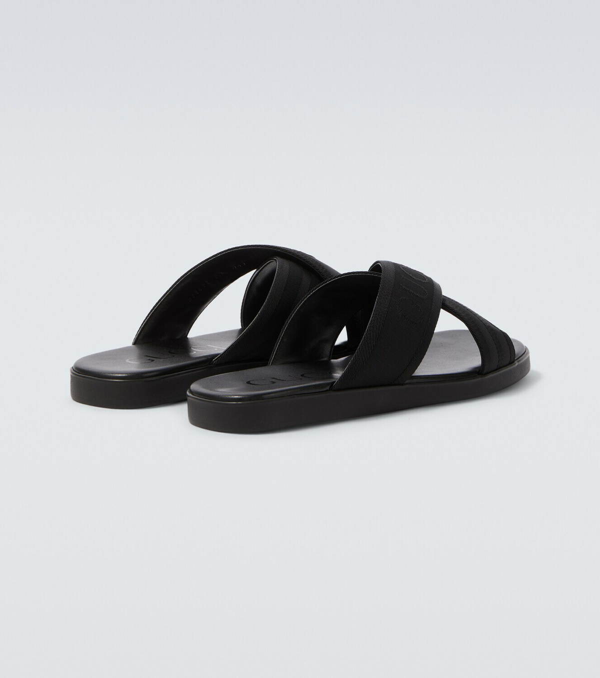 Gucci Logo jacquard sandals