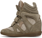 Isabel Marant Taupe Bekett Sneakers