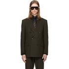 TOM FORD Brown Light Fresco Stripe Blazer