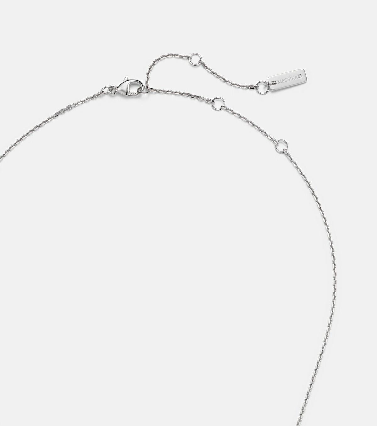 Messika Move 18kt white gold necklace with diamonds