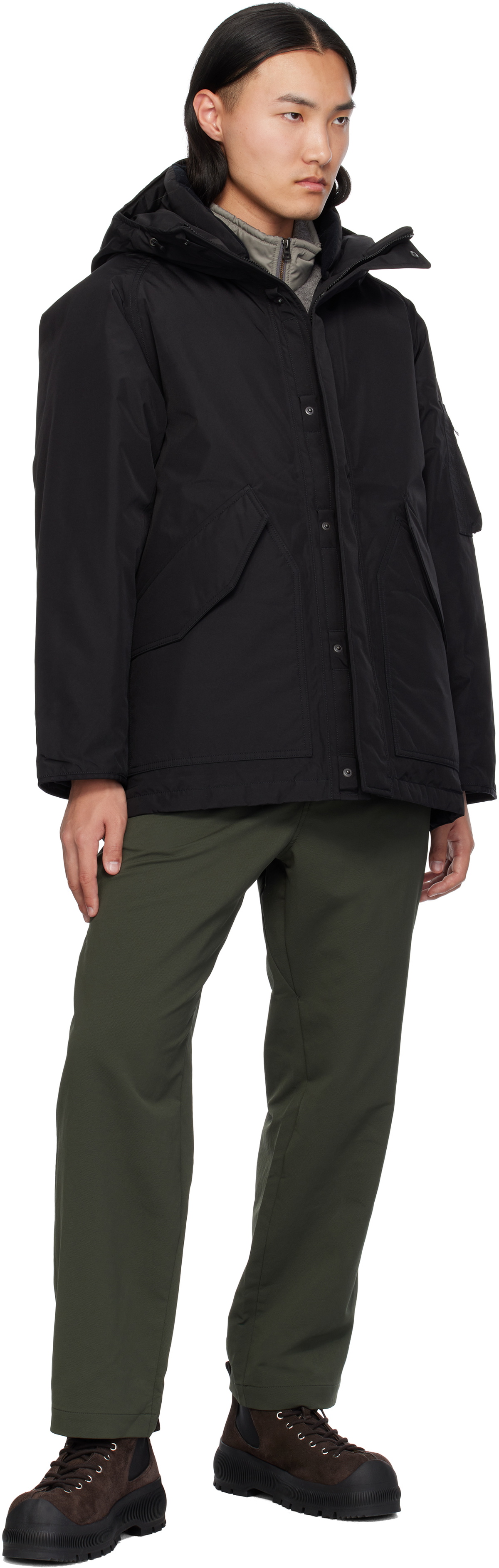 nanamica Black GORE-TEX Down Coat Nanamica