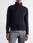 Stòffa - Ribbed Cashmere Rollneck Sweater - Black