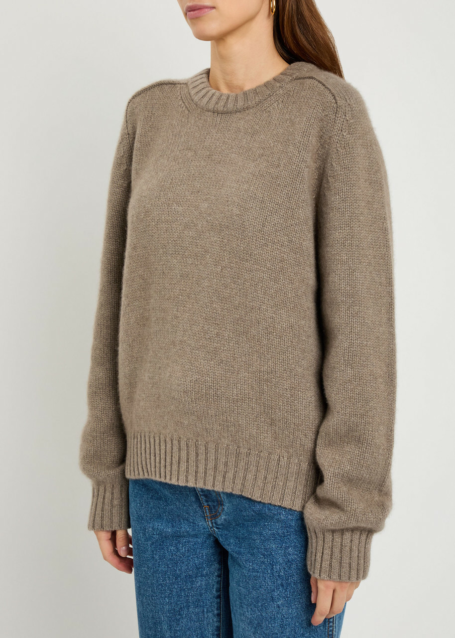 Khaite Mae Cashmere Sweater Beige