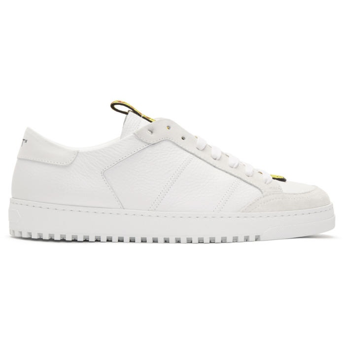 Photo: Off-White White and Yellow Belt Sneakers 