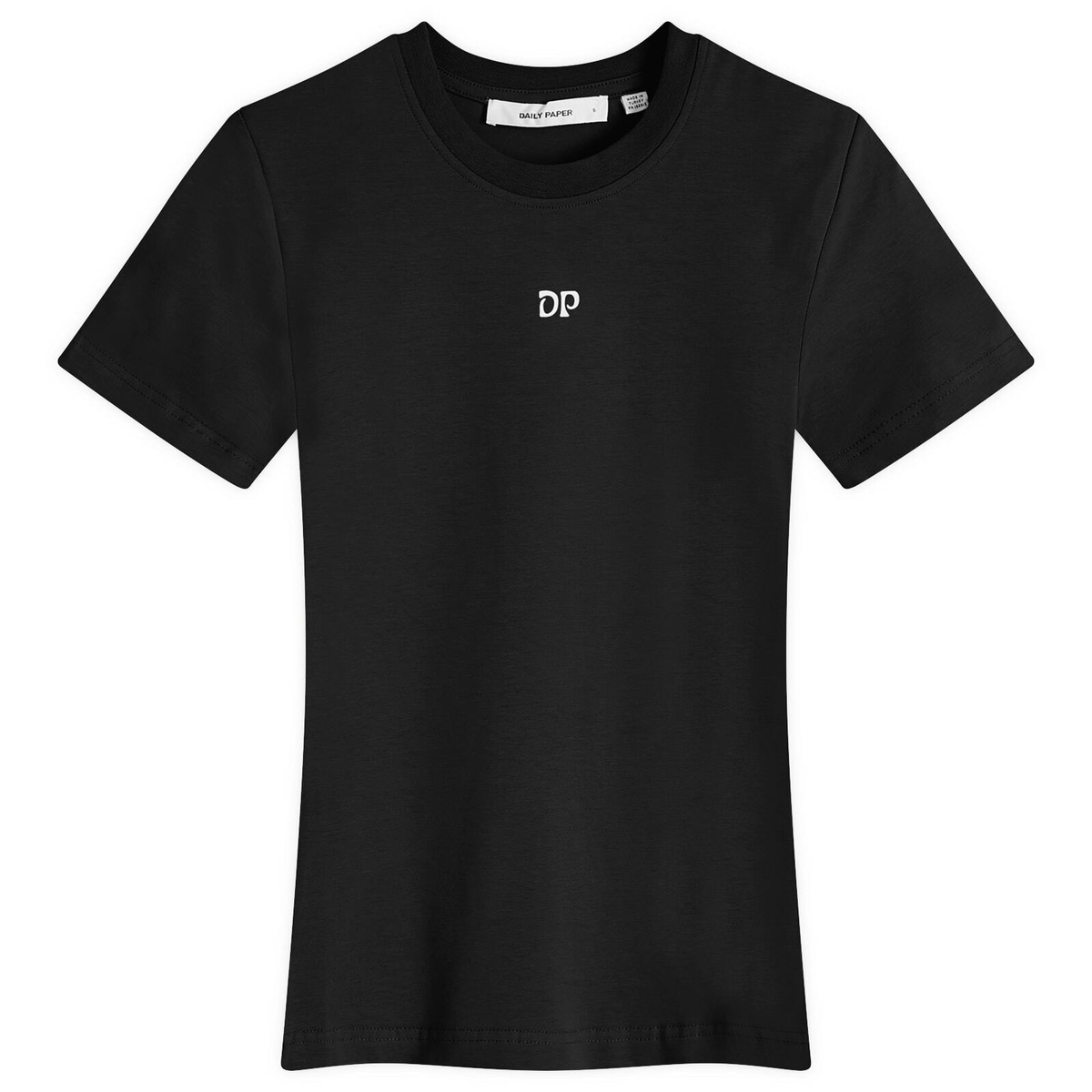 Daily Paper Women's Unit Emb T-Shirt in Black