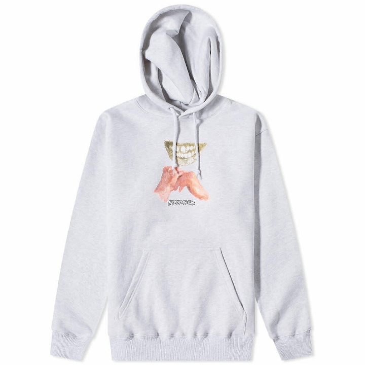 Photo: Fucking Awesome Men's Hands Teeth Hoody in Heather Grey