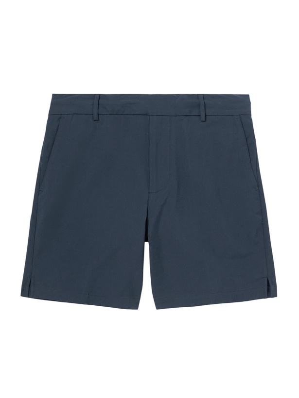 Photo: James Perse - Straight-Leg Stretch Cotton-Blend Golf Shorts - Blue
