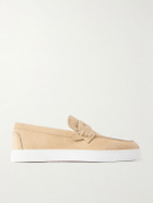 Christian Louboutin - Harold I Suede Loafers - Neutrals