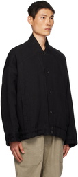 Jan-Jan Van Essche Black #53 Bomber Jacket