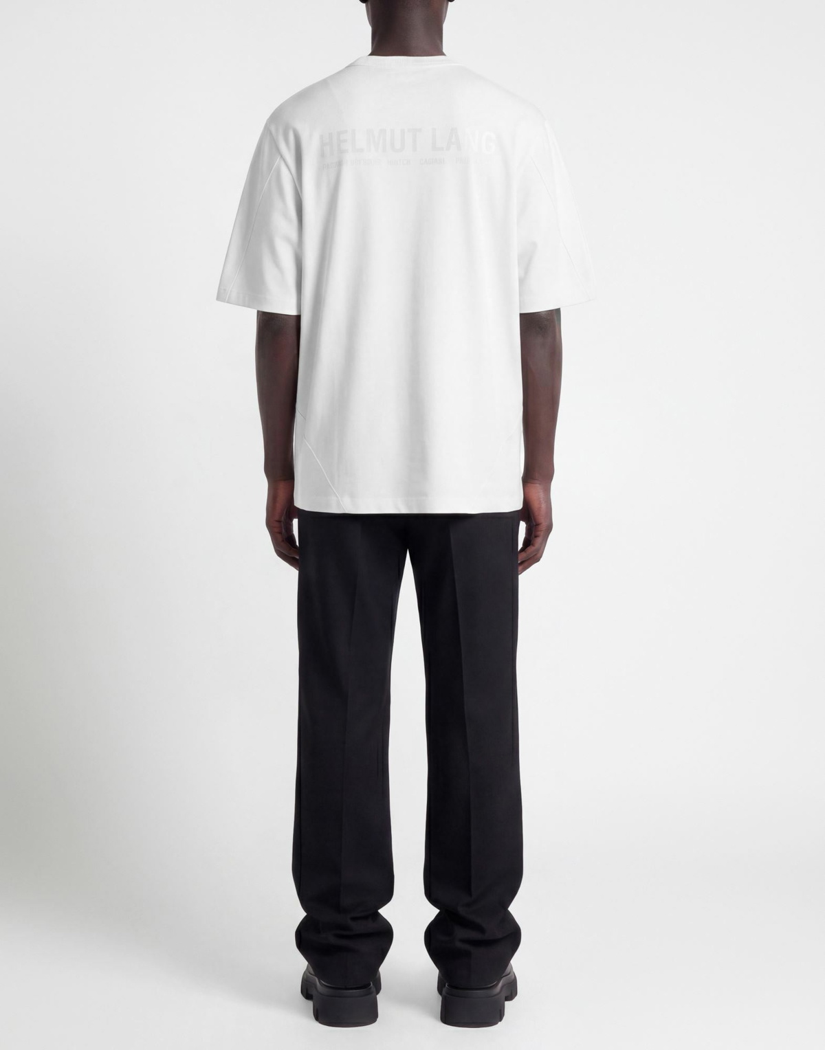 Helmut Lang Mens T-shirt in Off white