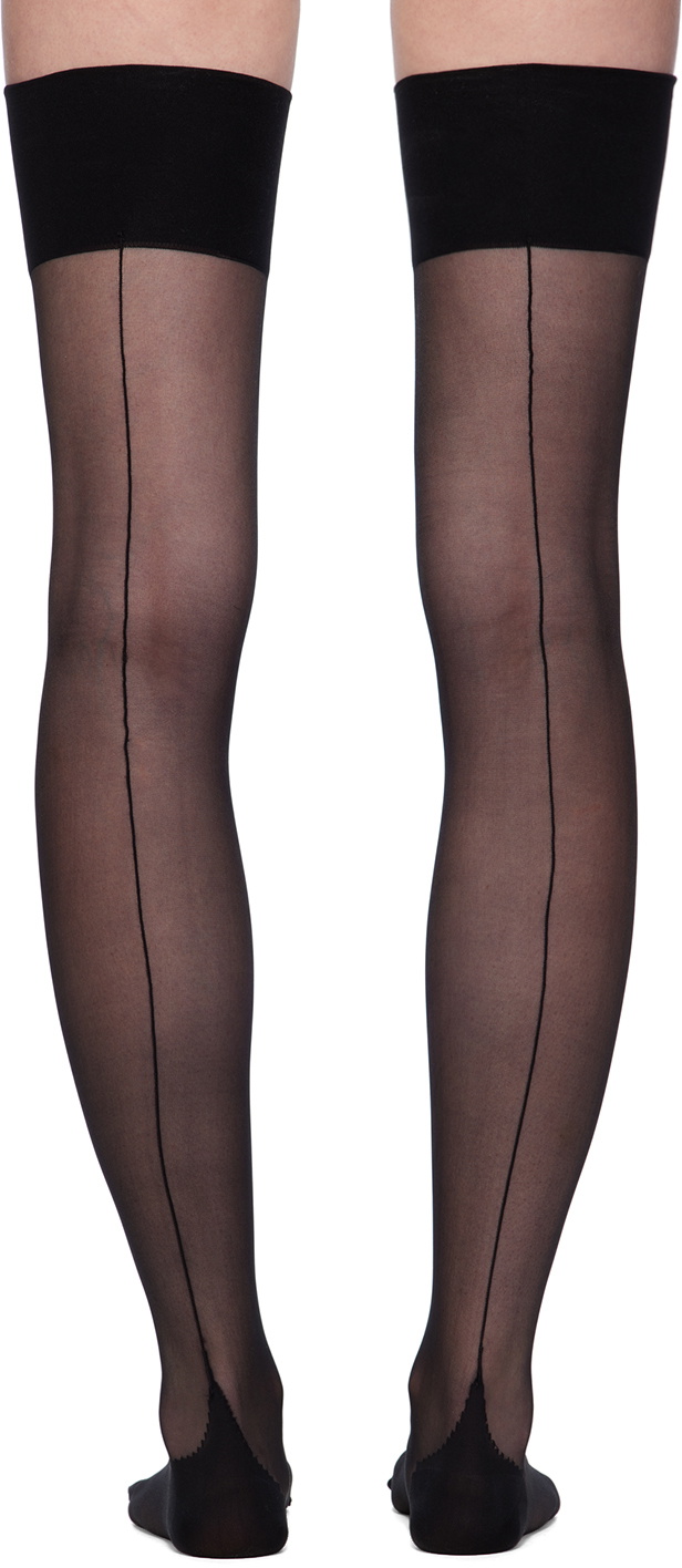 【AGENT PROVOCATEUR】amber stockings Agent Provocateur Black Amber Stockings Agent Provocateur
