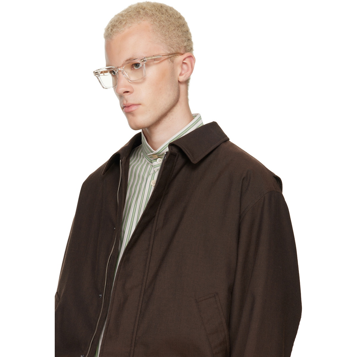 Dita Transparent & Gold Monolix Optical Glasses