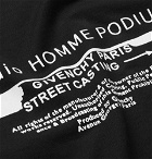 Givenchy - Logo-Print Layered Cotton-Jersey T-Shirt - Black