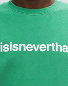 Thisisneverthat T Logo Lt Crewneck Green - Mens - Sweatshirts