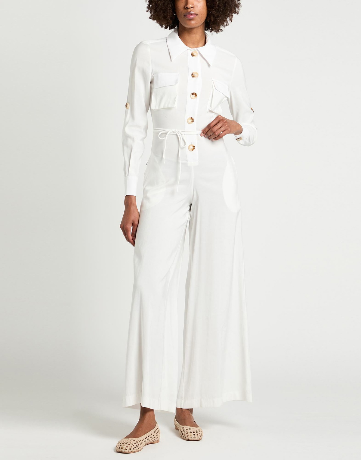 Jijil Womens Jumpsuit in White