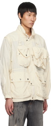 YOKE Beige Multi Pocket Jacket