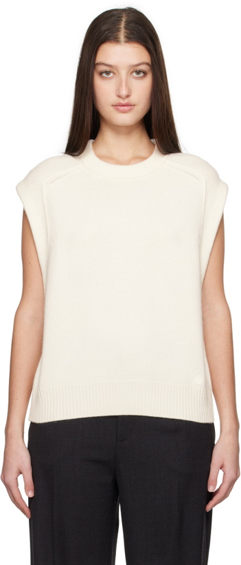 Photo: Loulou Studio Off-White Sleeveless Boxy Top