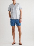Orlebar Brown - Bulldog Slim-Fit Cotton-Chambray Shorts - Blue