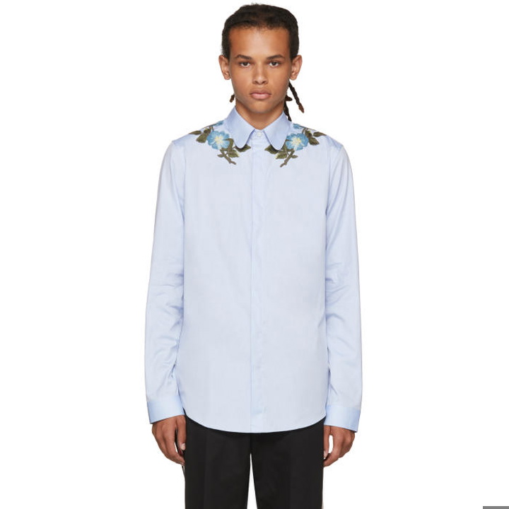 Photo: Gucci Blue Embroidered Shirt