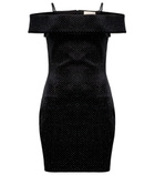 Christopher Kane - Velvet off-shoulder minidress