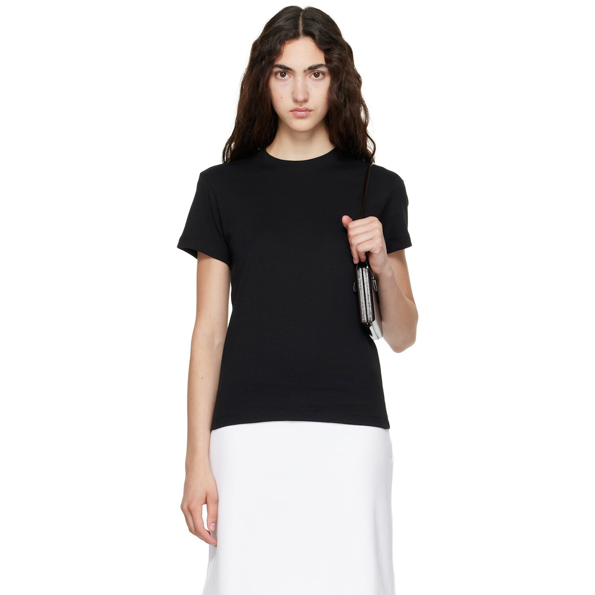 FLORE FLORE Black Monica T-shirt