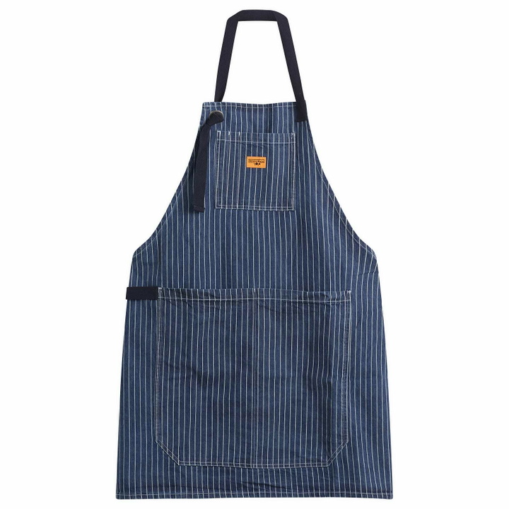 Photo: Service Works Men's Pinstripe Denim Apron in Indigo 