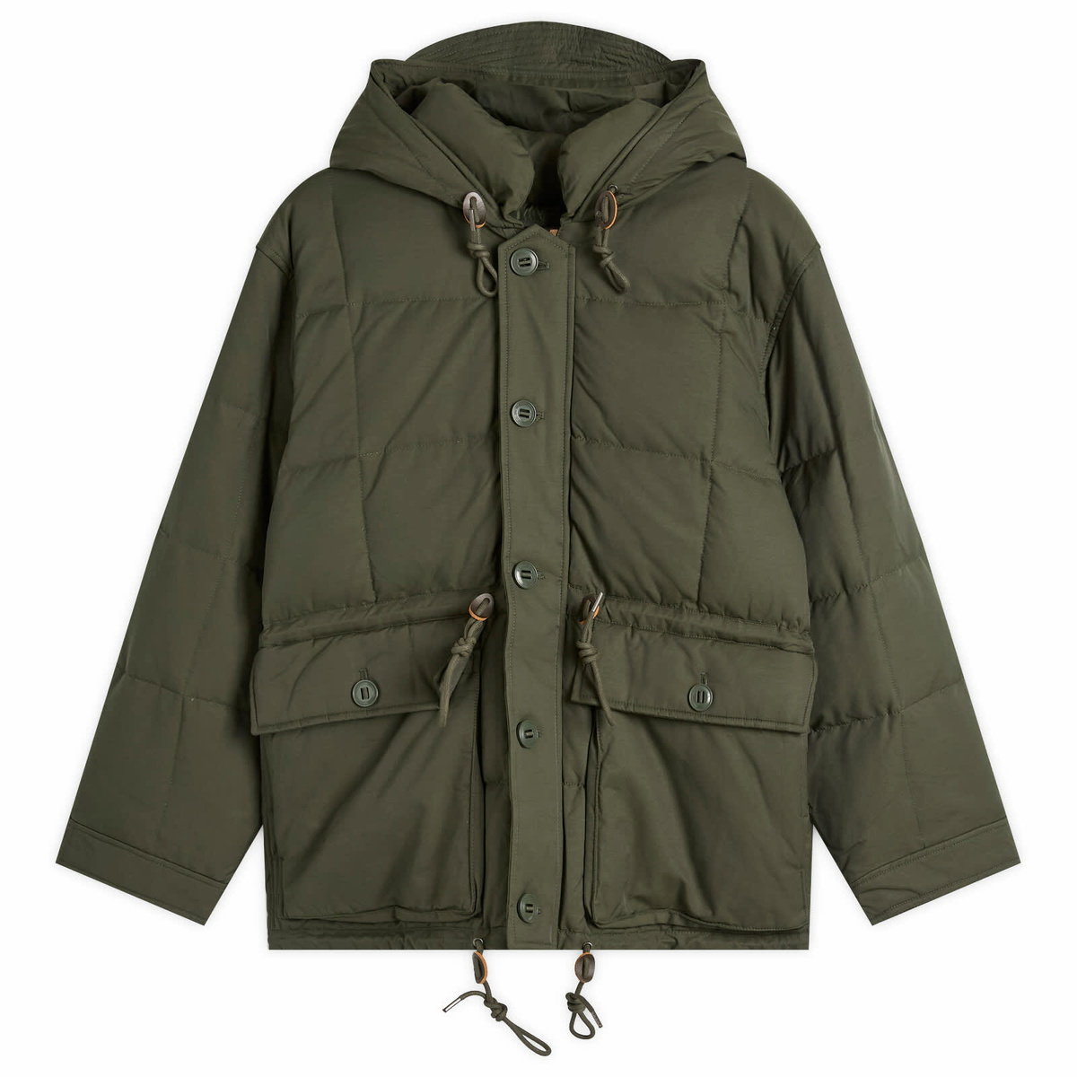 FrizmWORKS Men's Karakoram Down Parka Jacket in Black FrizmWORKS