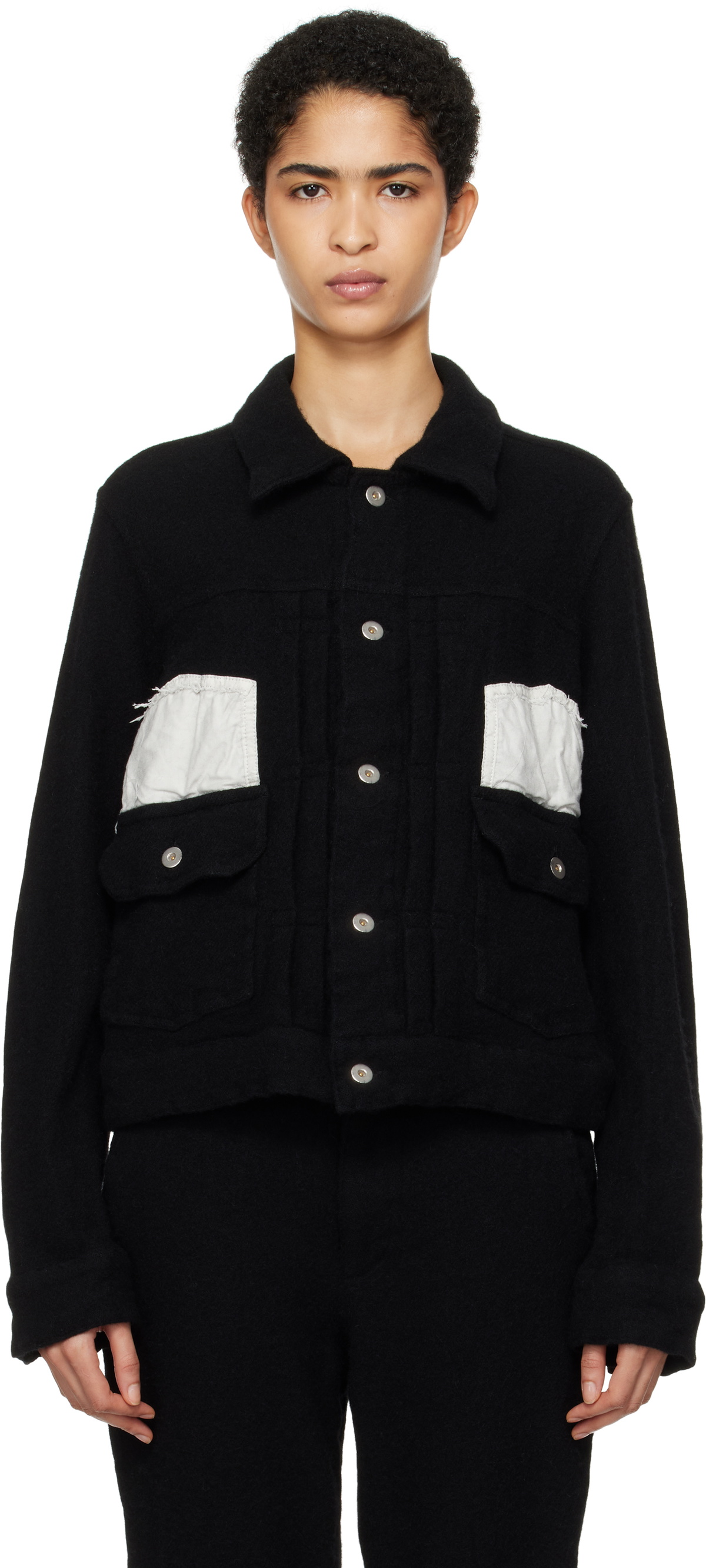 Black Comme des Garçons Black Tweed Jacket