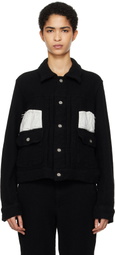 Black Comme des Garçons Black Tweed Jacket
