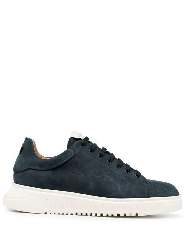 Photo: EMPORIO ARMANI - Leather Sneakers