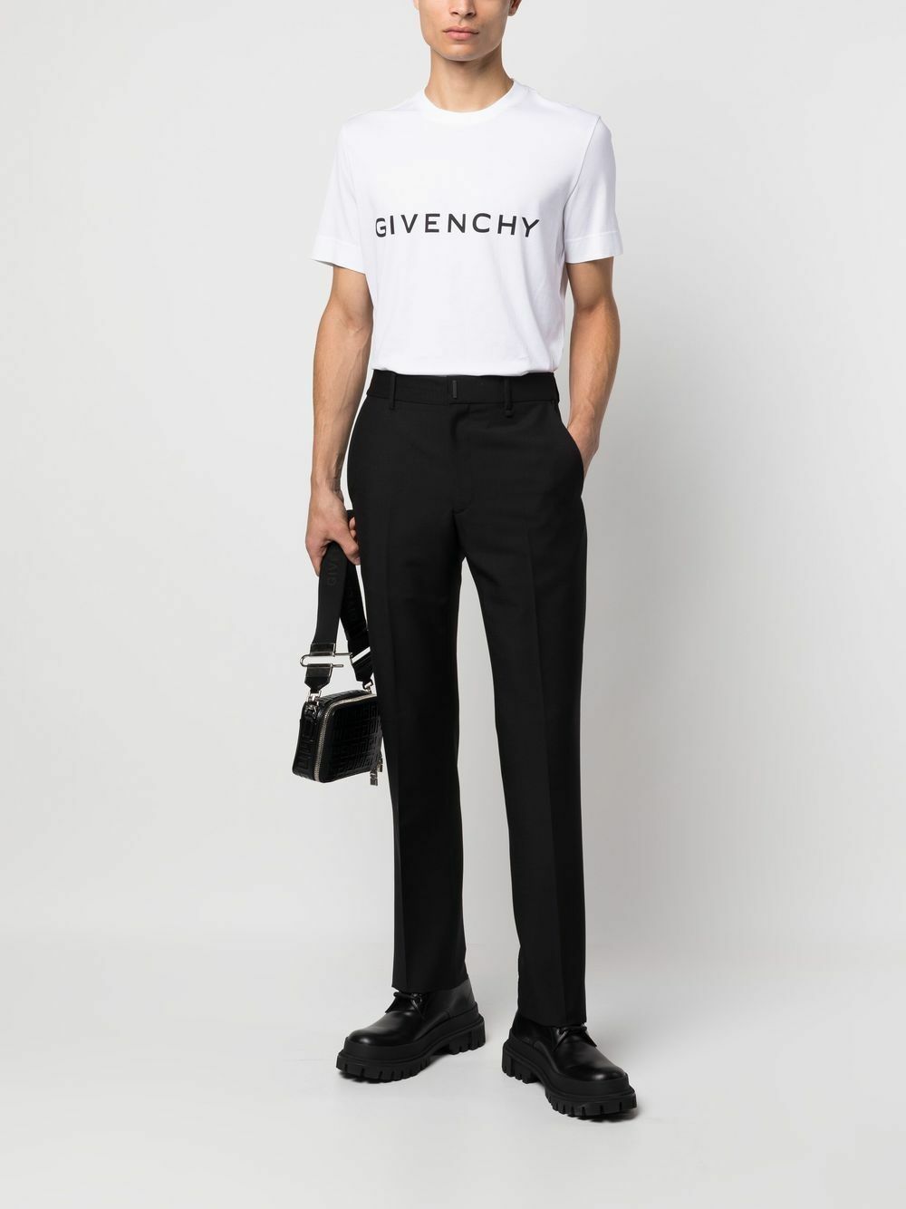 ★GIVENCHY★Archetype コットン オーバーサイズ Tシャツ Givenchy Archetype Oversized T-Shirt - White - Men