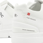 ON Men's The Roger Clubhouse Sneakers in All White