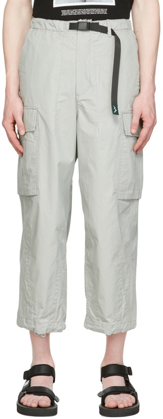 Photo: Afield Out Grey Cotton Trousers