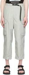 Afield Out Grey Cotton Trousers