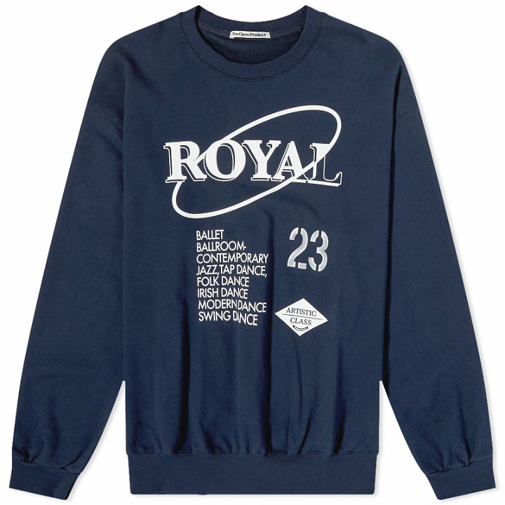 Photo: The Open Product Women's Royal Letter Sweat in Navy