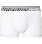 Dolce & Gabbana - Stretch-Cotton Boxer Briefs - White