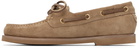 Gianvito Rossi Tan Vandée Boat Shoes