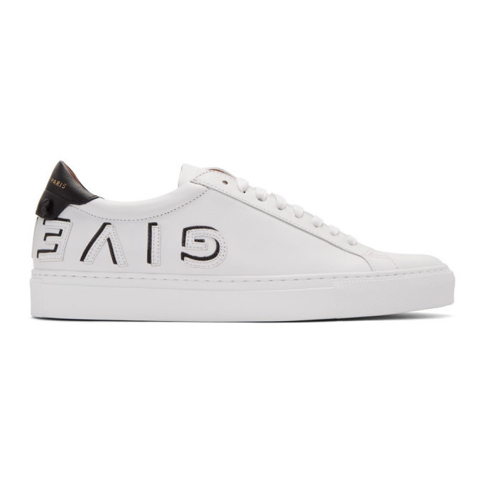 Photo: Givenchy White and Black Reverse Urban Street Sneakers