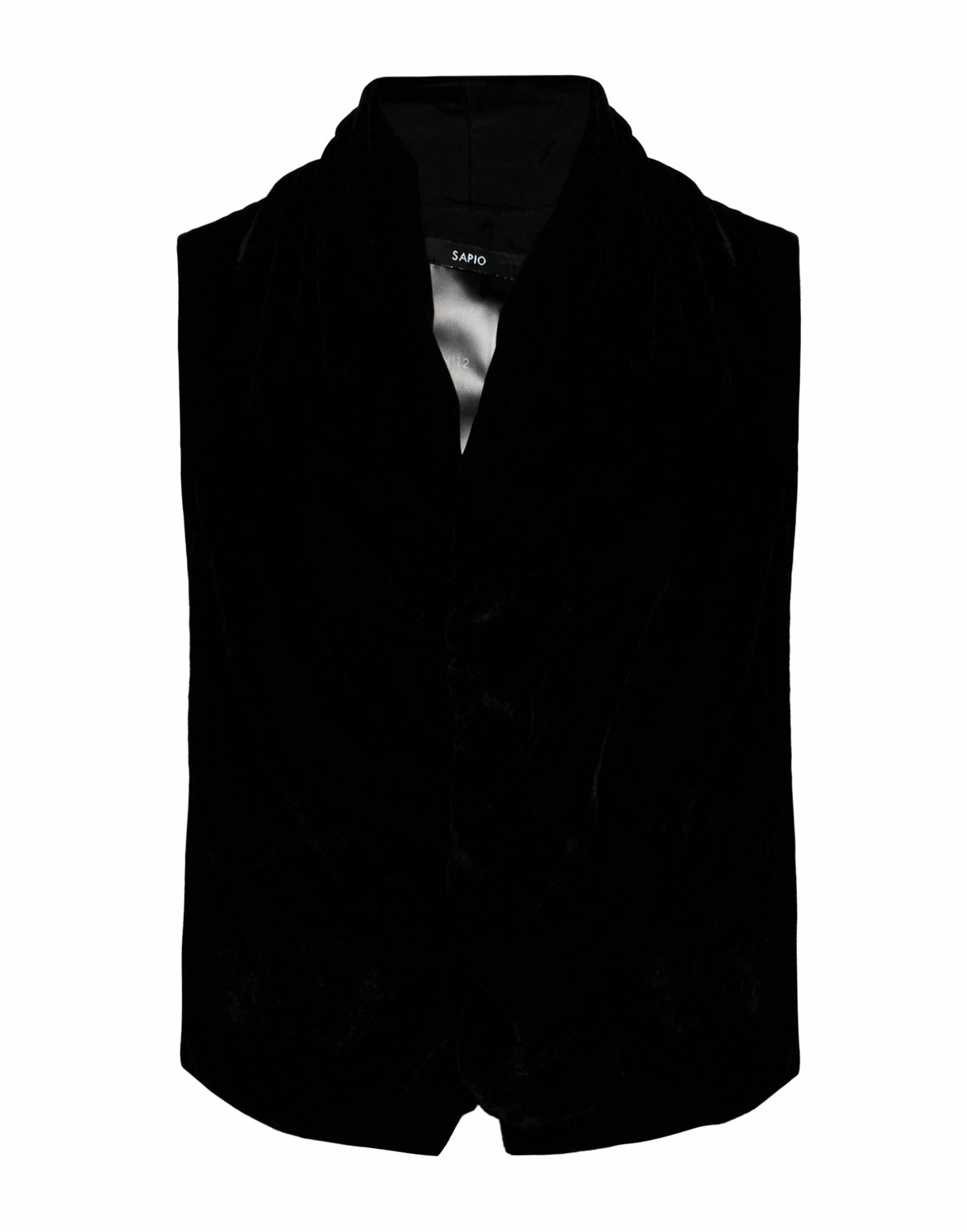 Sapio Womens Tailored Vest in Black