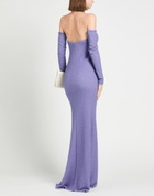 Blumarine Womens Maxi dress Mauve