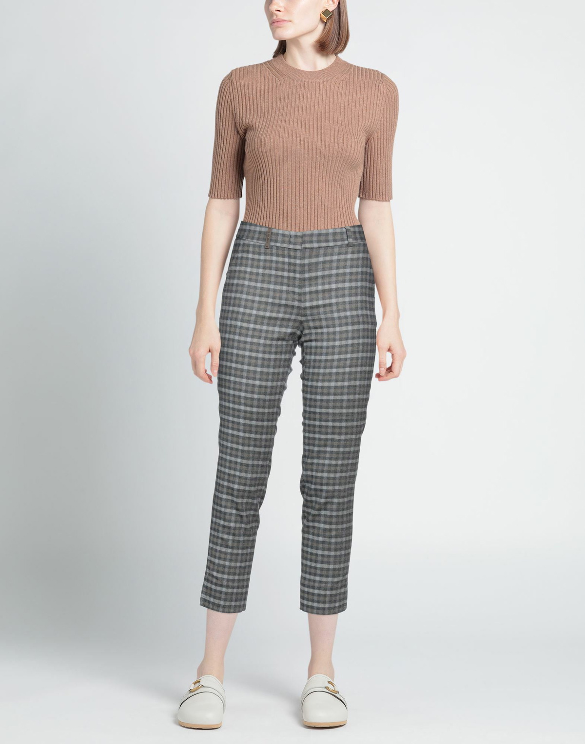 Peserico Womens Pants in Grey